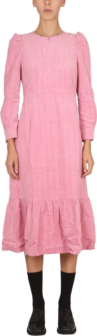 Arte Antwerp "Aleema" Midi Dress Roze