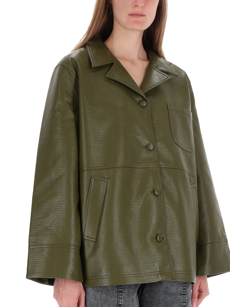 Arte Antwerp Beah Boxy Green Jacket Grijs