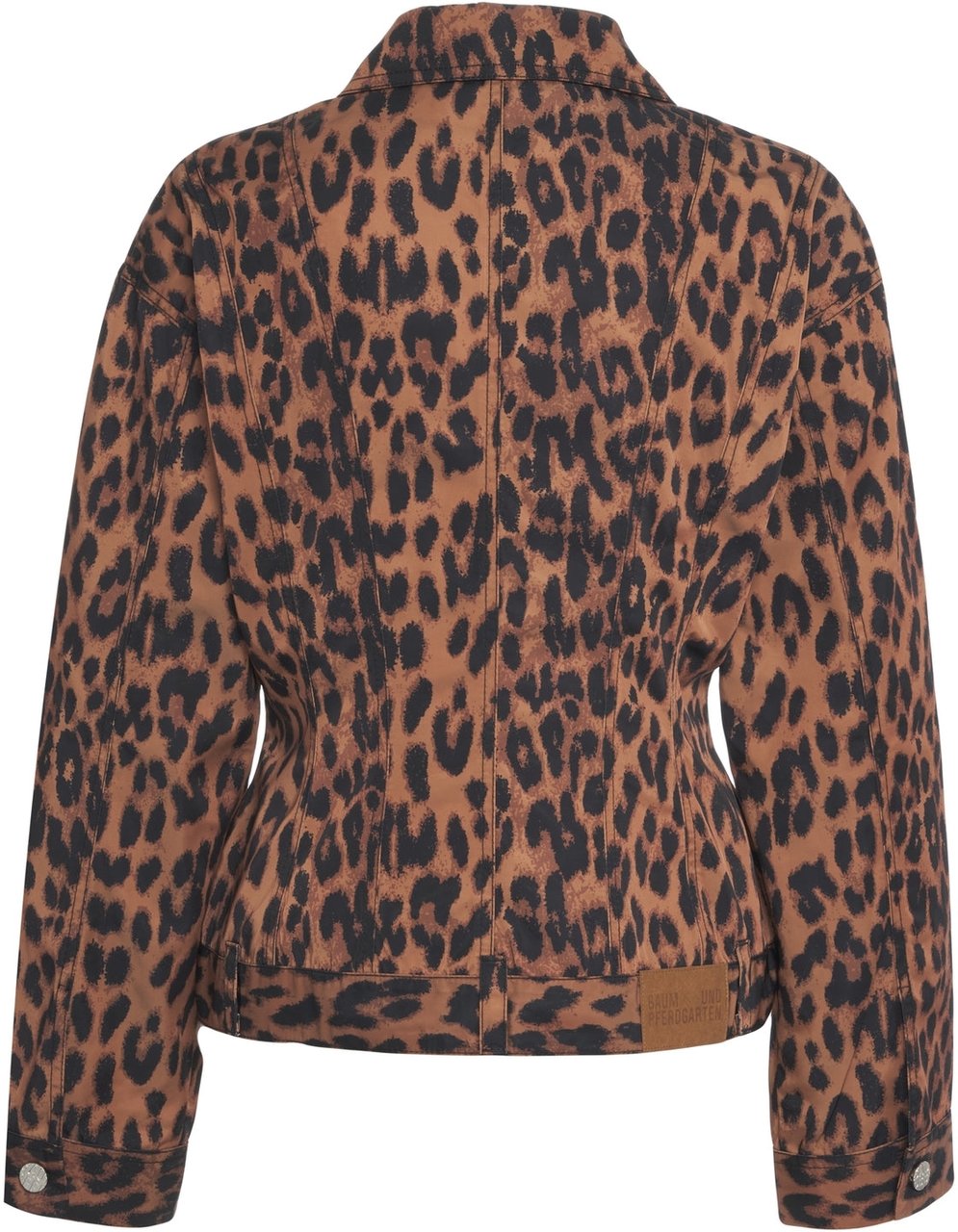 Arte Antwerp Jacket with animal print 'Bene' Bruin