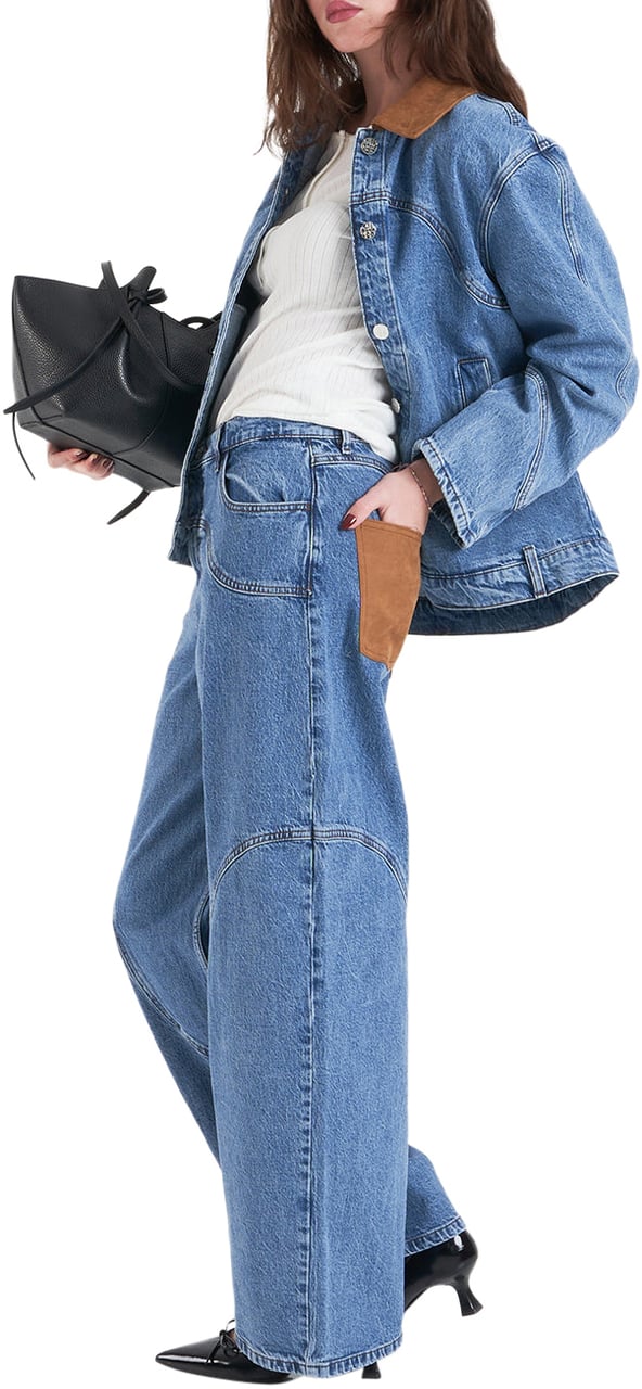 Arte Antwerp Wide leg jeans 'Napolen' Blauw