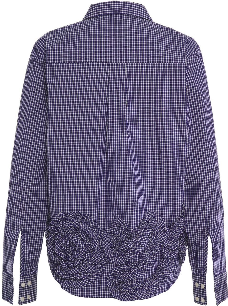 Arte Antwerp Blouse with ruffle details 'Mariel' Blauw