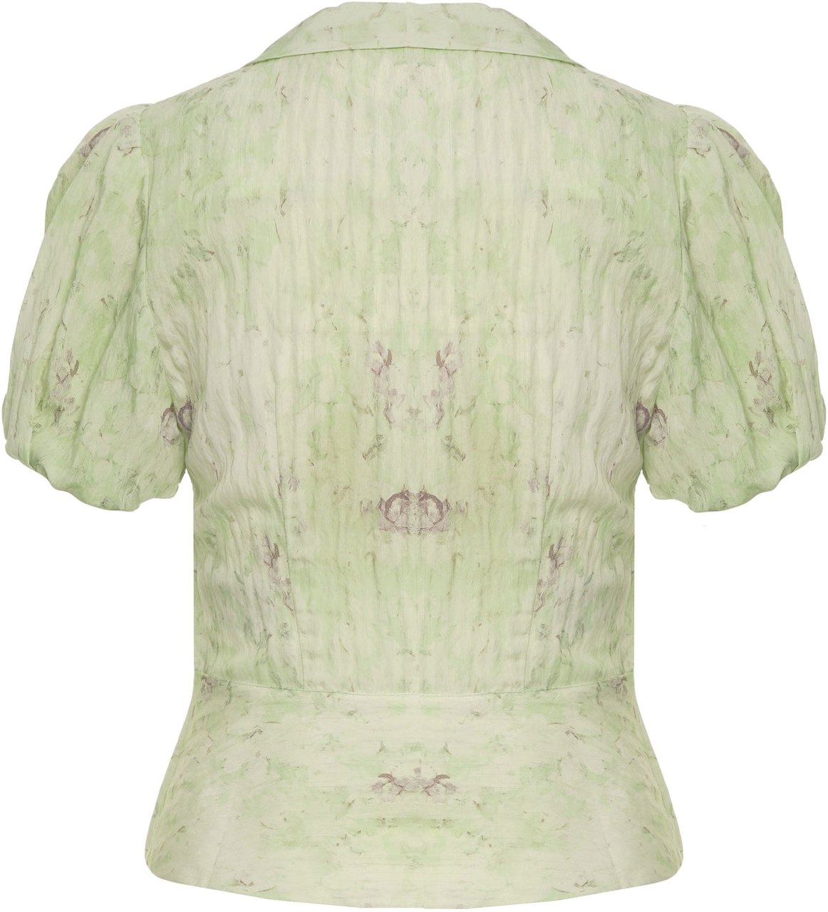 Arte Antwerp Blouse with floral pattern 'Macaia' Groen