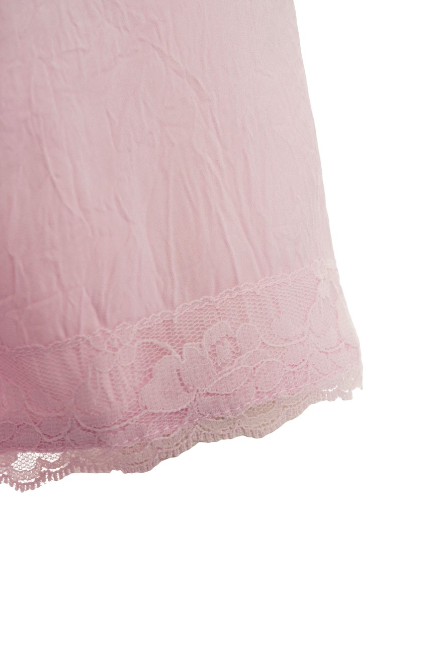 Arte Antwerp Blouse with lace detail 'Melonie' Roze
