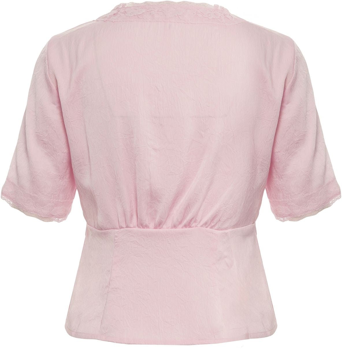 Arte Antwerp Blouse with lace detail 'Melonie' Roze