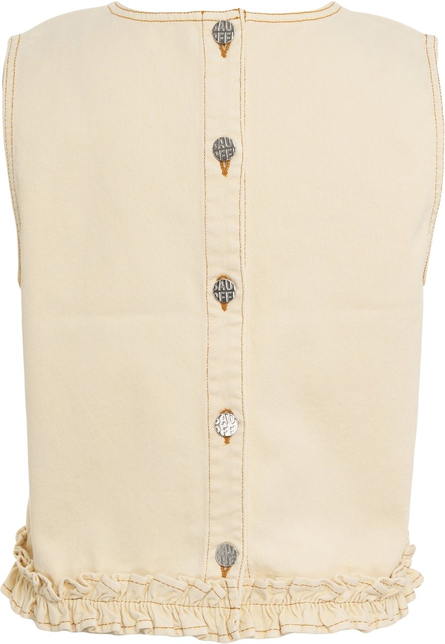 Arte Antwerp Cotton blend top 'Madie' Beige