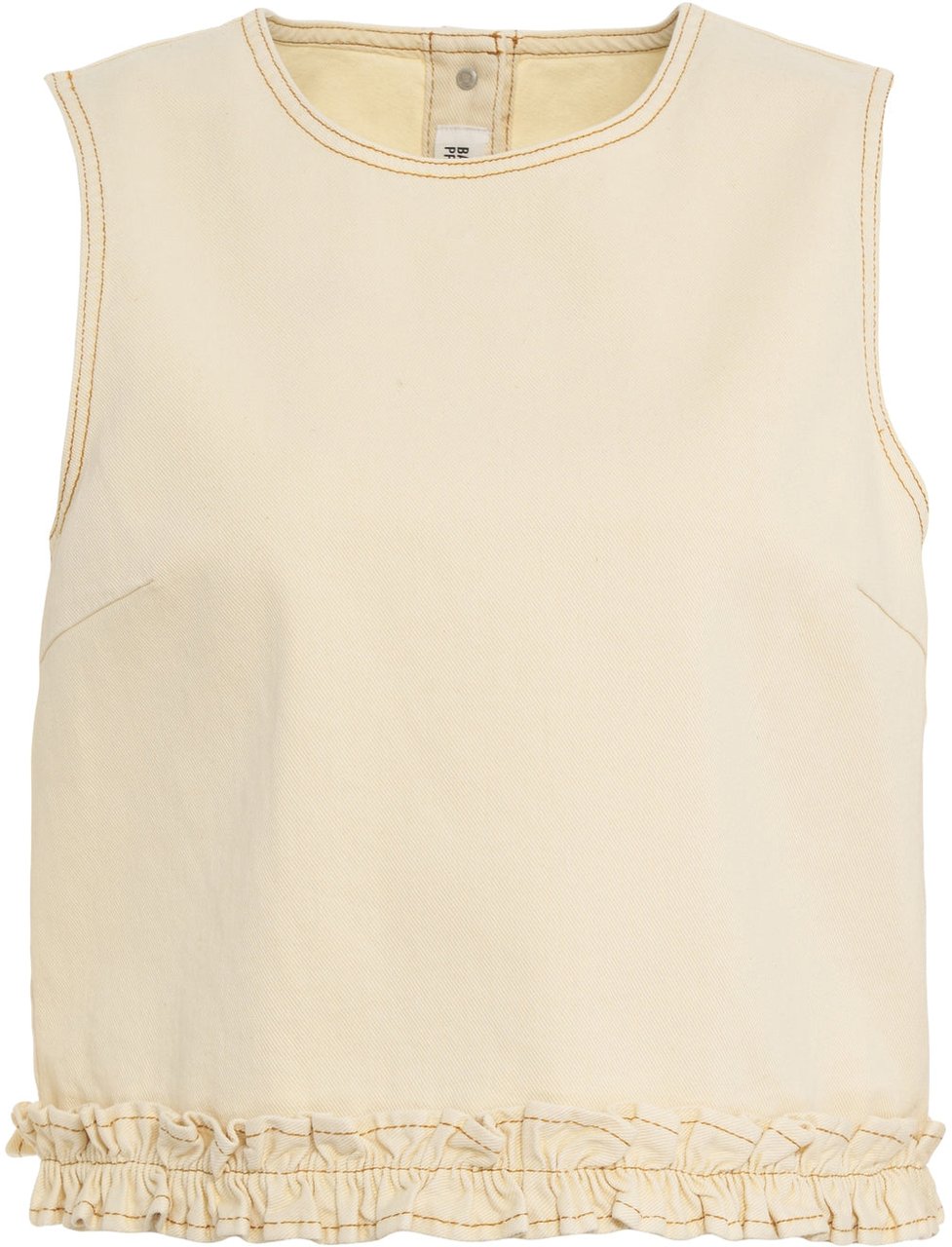 Arte Antwerp Cotton blend top 'Madie' Beige