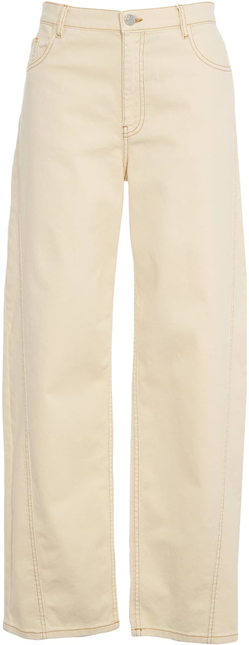 Arte Antwerp Wide leg jeans 'Niaka' Beige