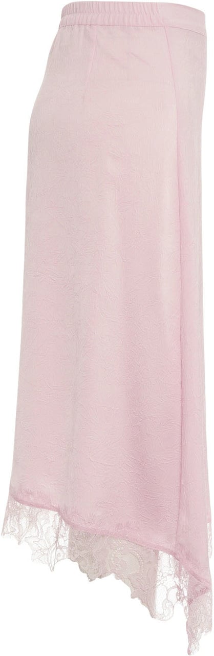 Arte Antwerp Asymmetrical midi skirt 'Sophie' Roze