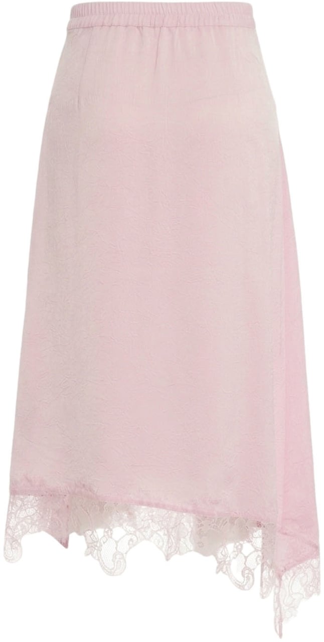 Arte Antwerp Asymmetrical midi skirt 'Sophie' Roze