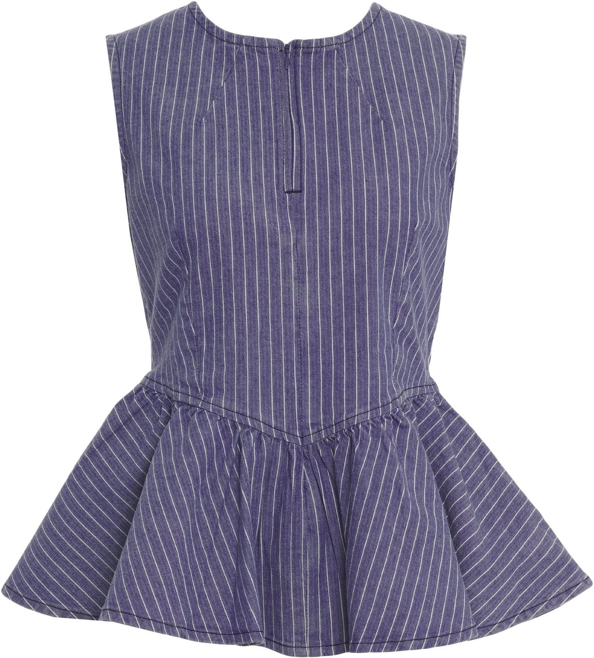 Arte Antwerp Denim peplum top 'Merja' Blauw