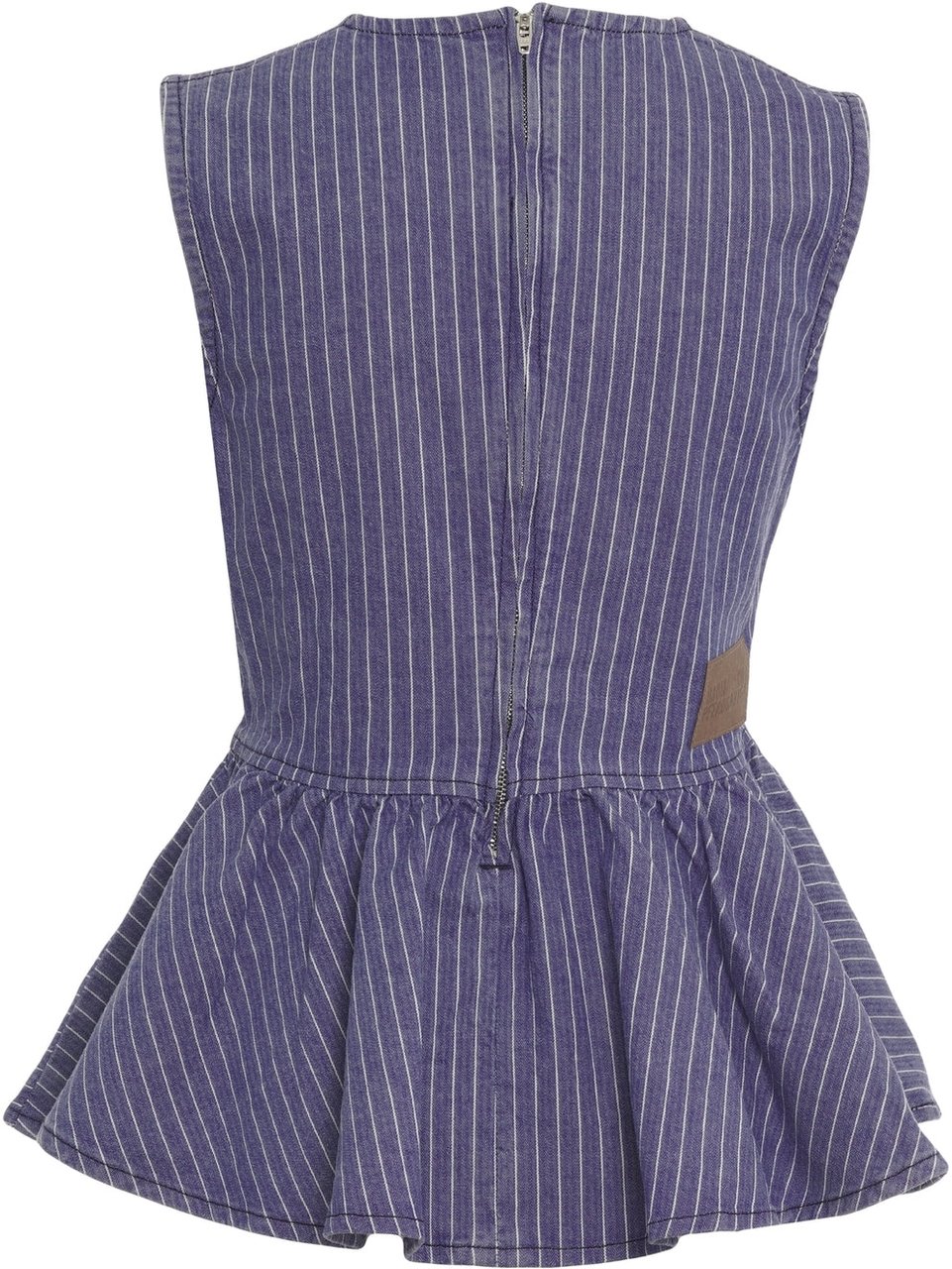 Arte Antwerp Denim peplum top 'Merja' Blauw