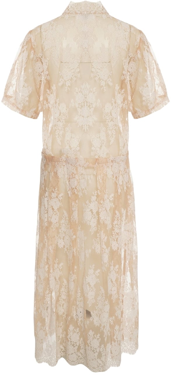 Arte Antwerp Lace maxi dress 'Alexia' Beige