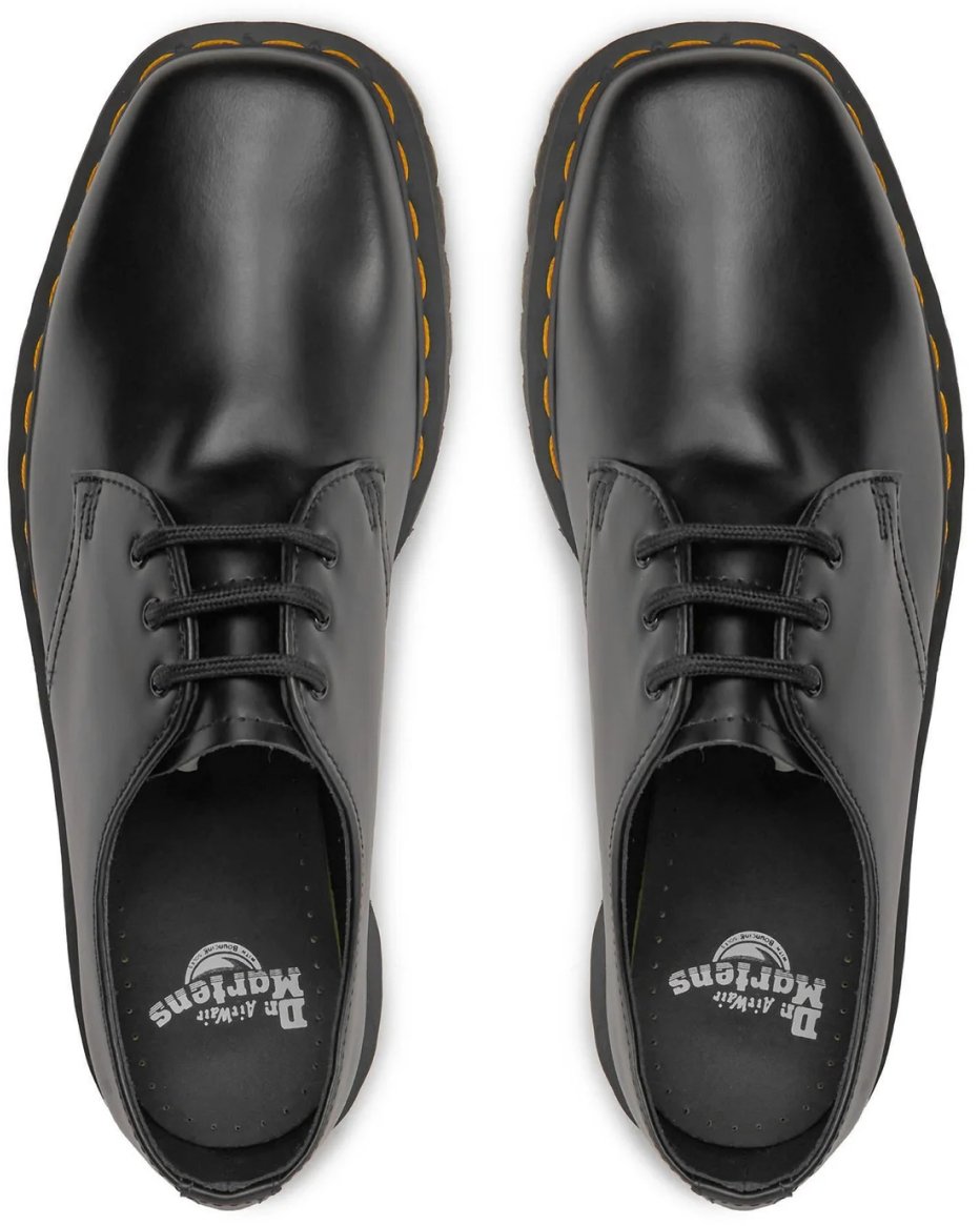 Arte Antwerp 1461 Bex Squared Lace-up Derby Shoes Zwart