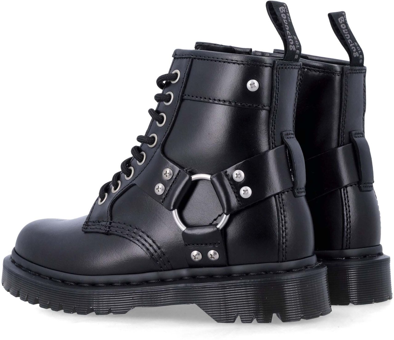 Arte Antwerp 1460 Harness 8 Eye Boot Nero Zwart