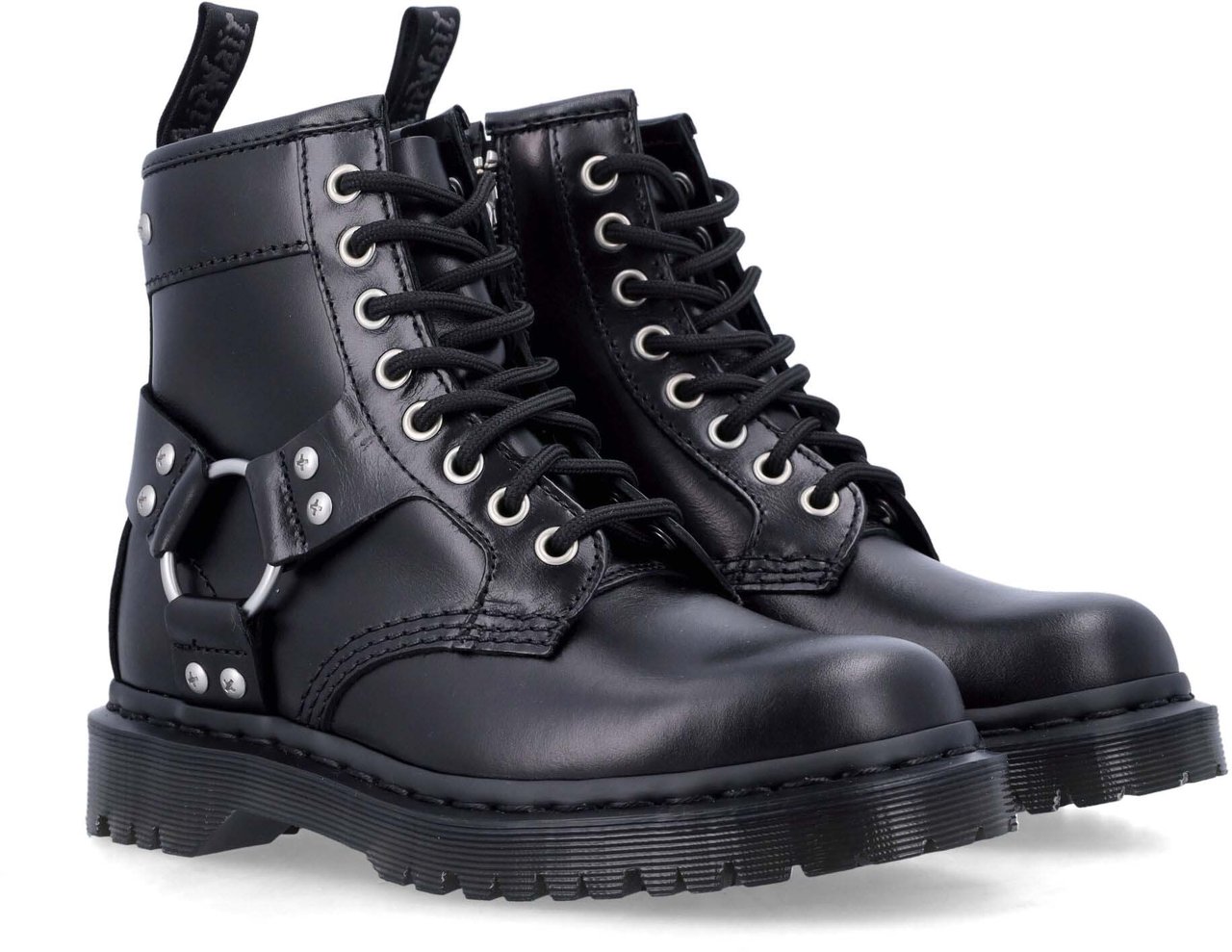 Arte Antwerp 1460 Harness 8 Eye Boot Nero Zwart