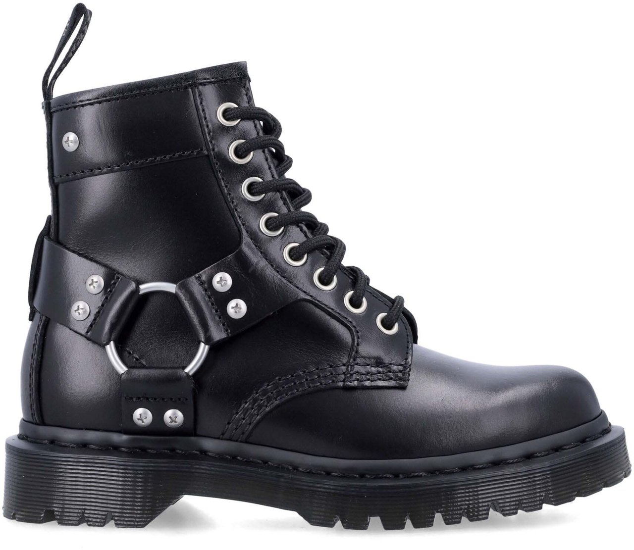 Arte Antwerp 1460 Harness 8 Eye Boot Nero Zwart