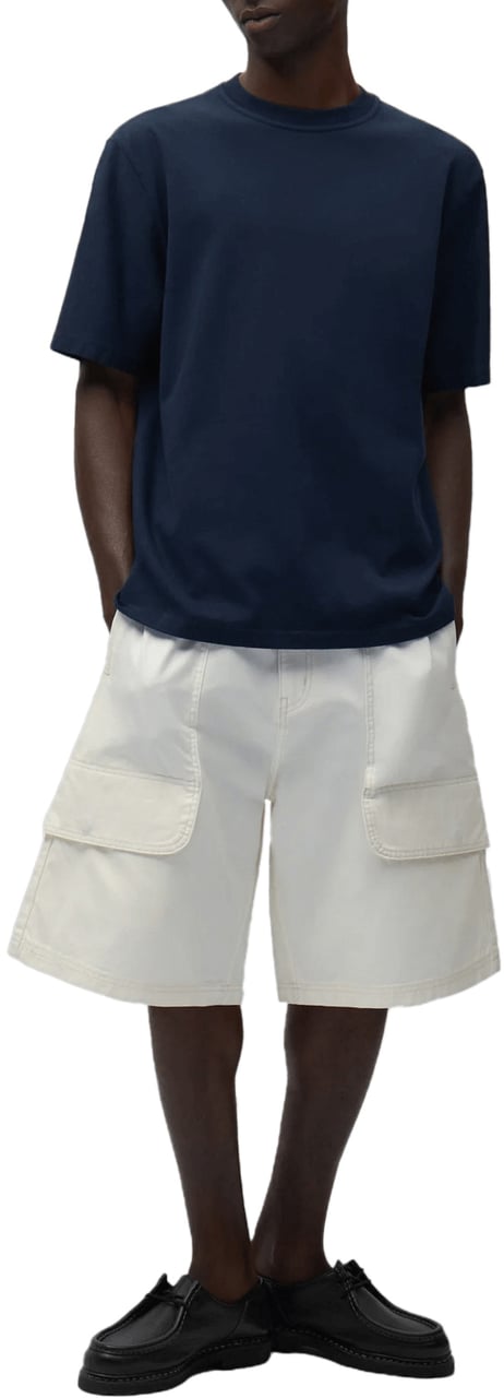 Arte Antwerp Abstracte print op de achterkant, marineblauw Navy