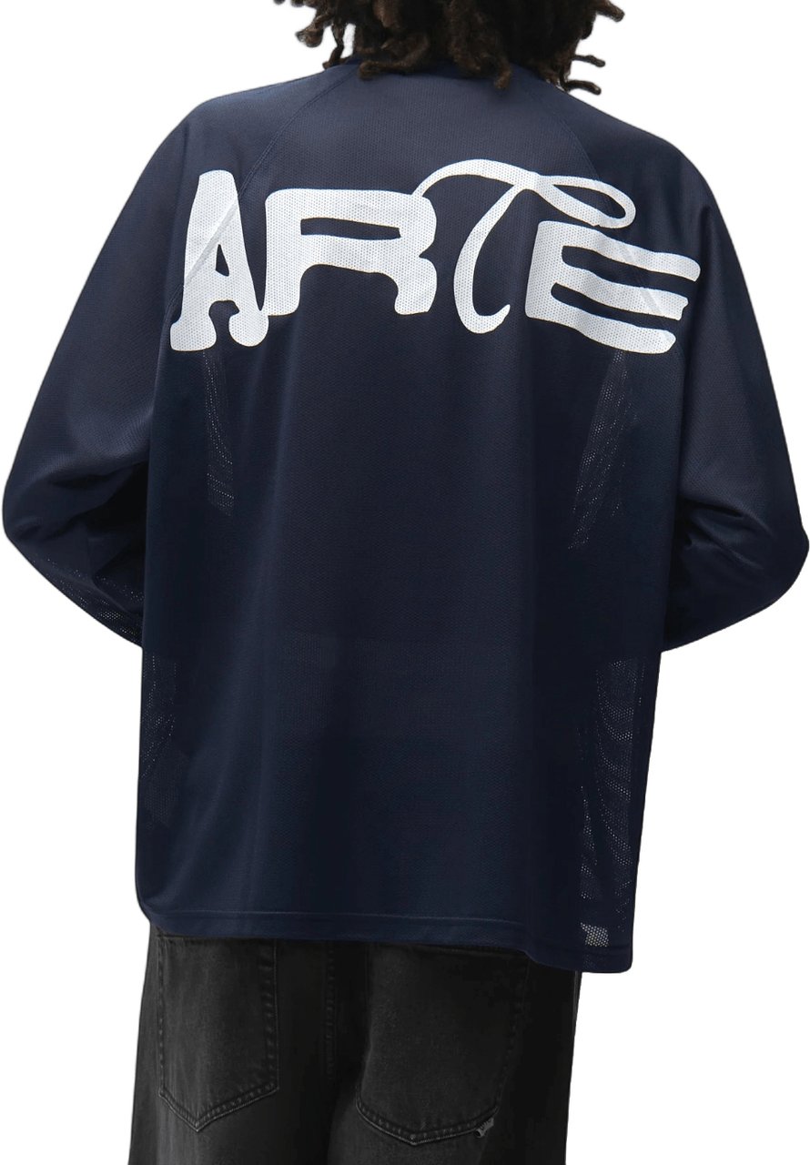 Arte Antwerp MESH AERO PATCH LONG SLEEVE T-SHIRT Navy