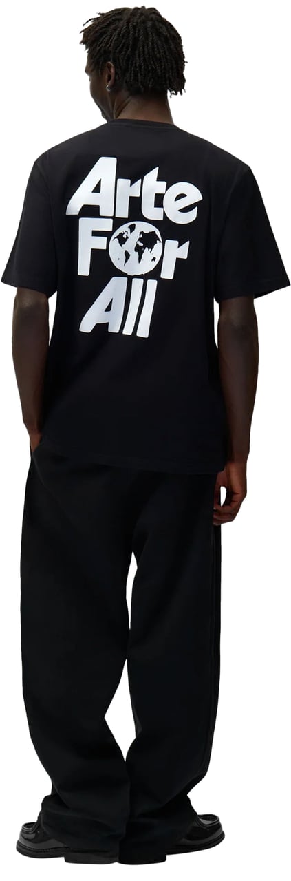Arte Antwerp ARTE FOR ALL LOGO T-SHIRT BLACK Zwart