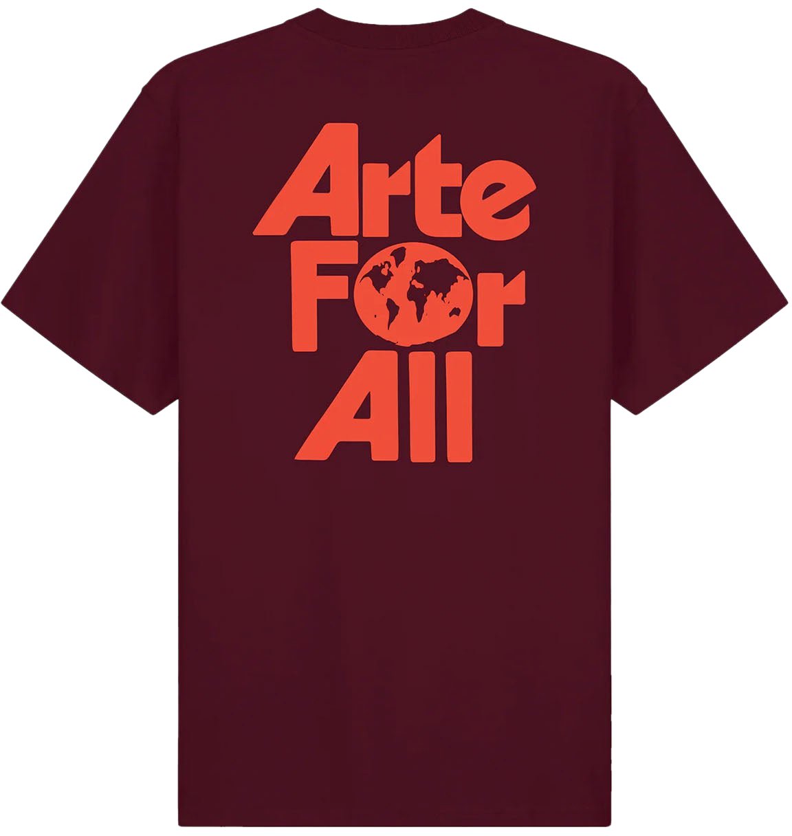 Arte Antwerp ARTE FOR ALL LOGO T-SHIRT BURGUNDY Rood