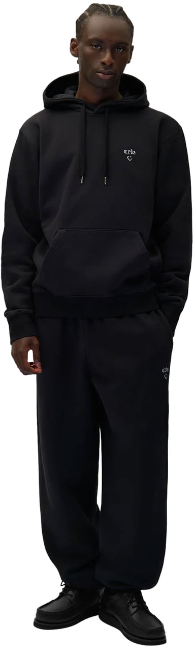 Arte Antwerp ARTE HEART HOODIE BLACK Zwart