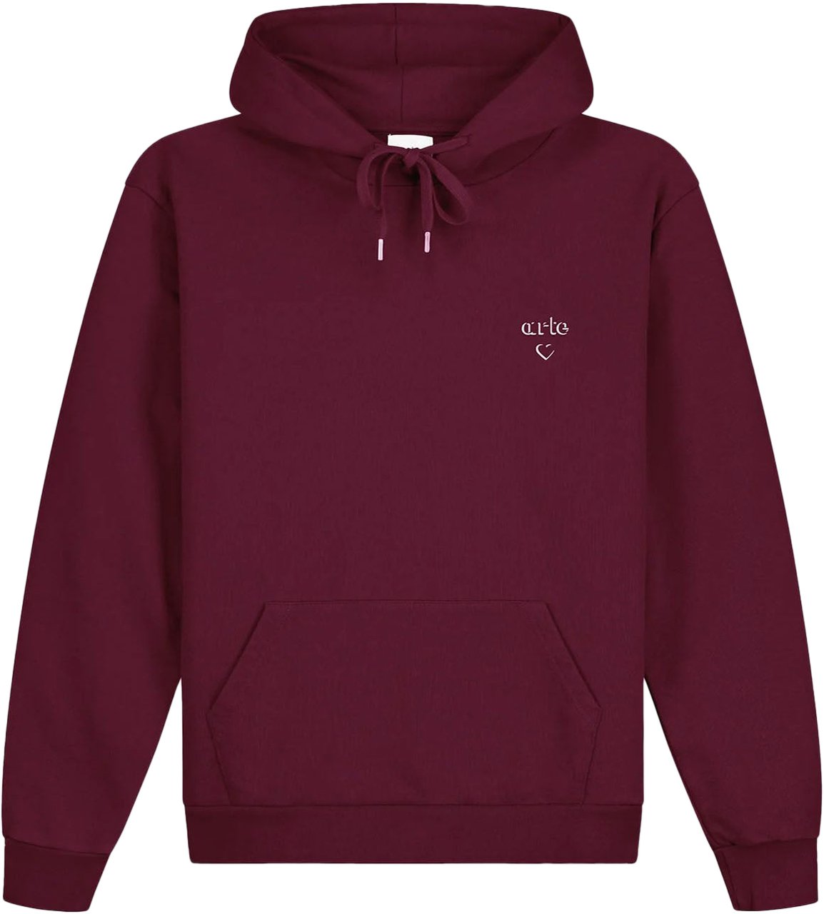 Arte Antwerp ARTE HEART HOODIE BURGUNDY Rood