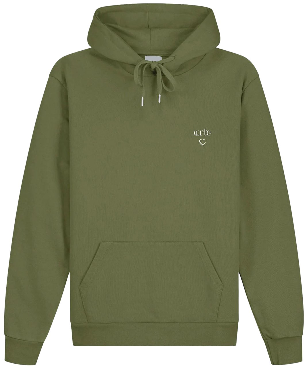 Arte Antwerp ARTE HEART HOODIE GREEN Groen