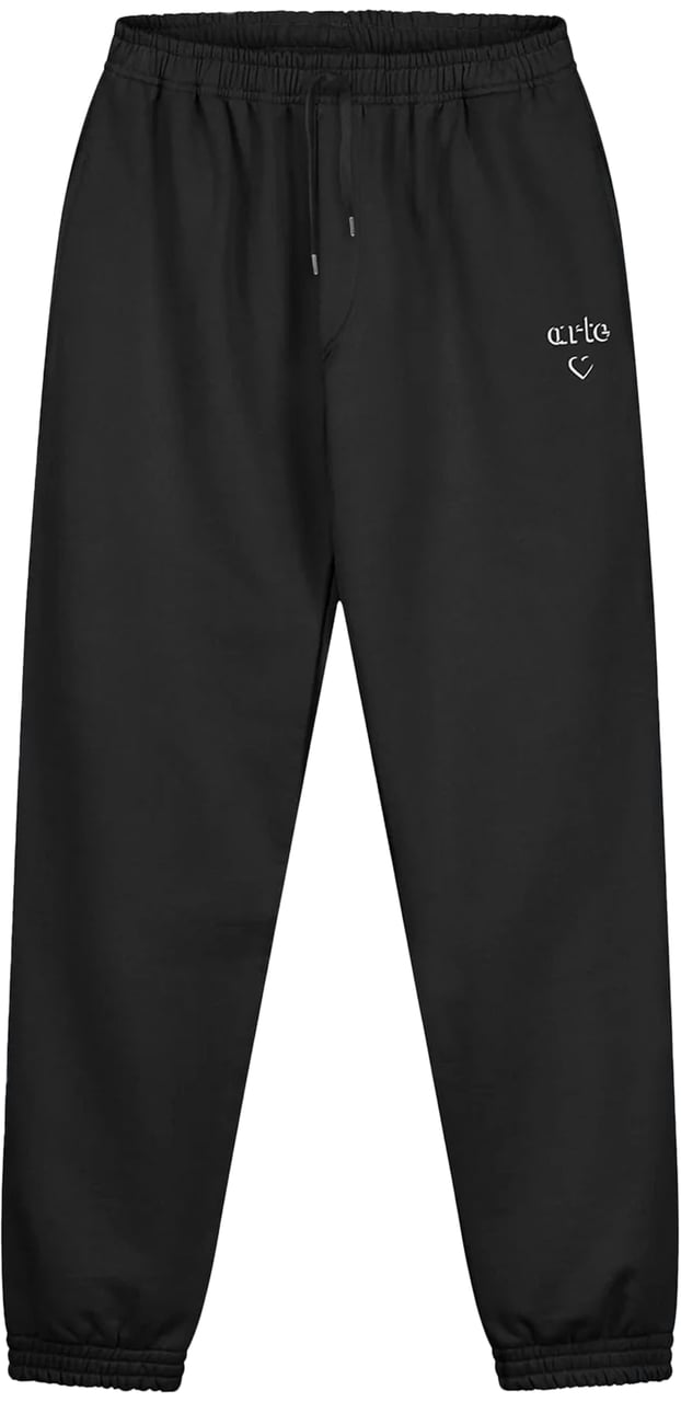 Arte Antwerp ARTE HEART LOGO SWEATPANTS BLACK Zwart
