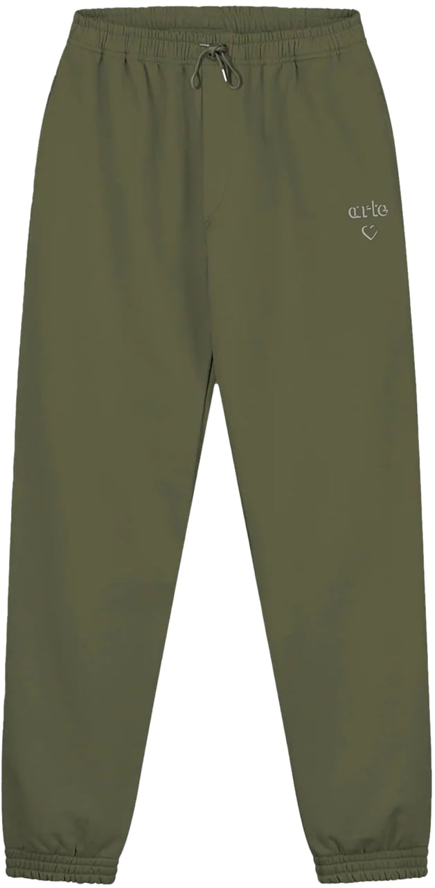 Arte Antwerp ARTE HEART LOGO SWEATPANTS GREEN Groen