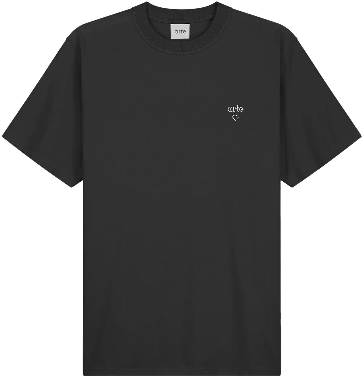 Arte Antwerp ARTE HEART LOGO T-SHIRT BLACK Zwart