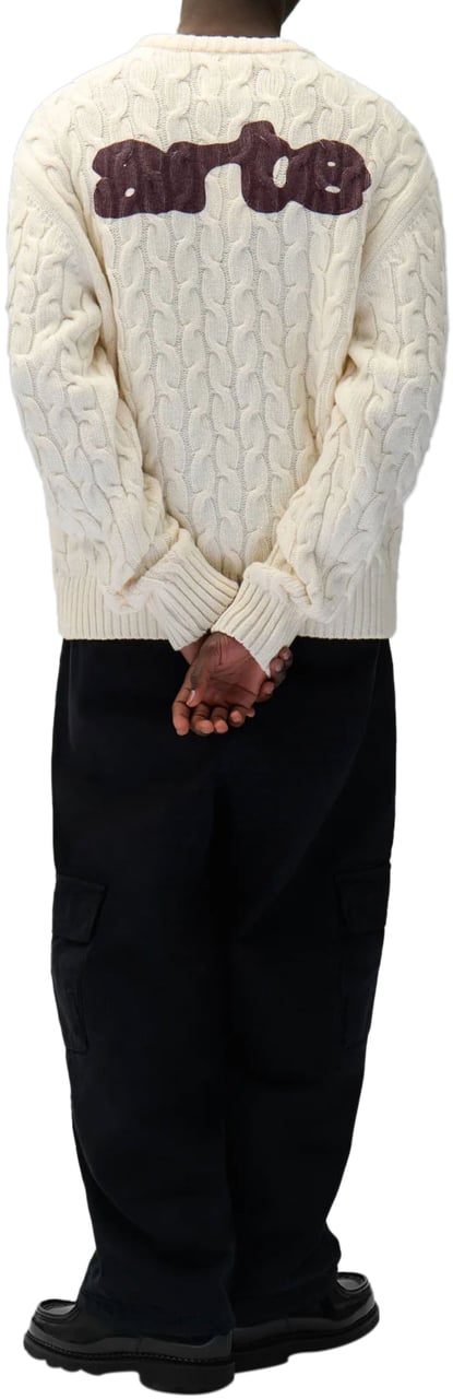 Arte Antwerp ARTE KNIT CREWNECK OFF WHITE Wit