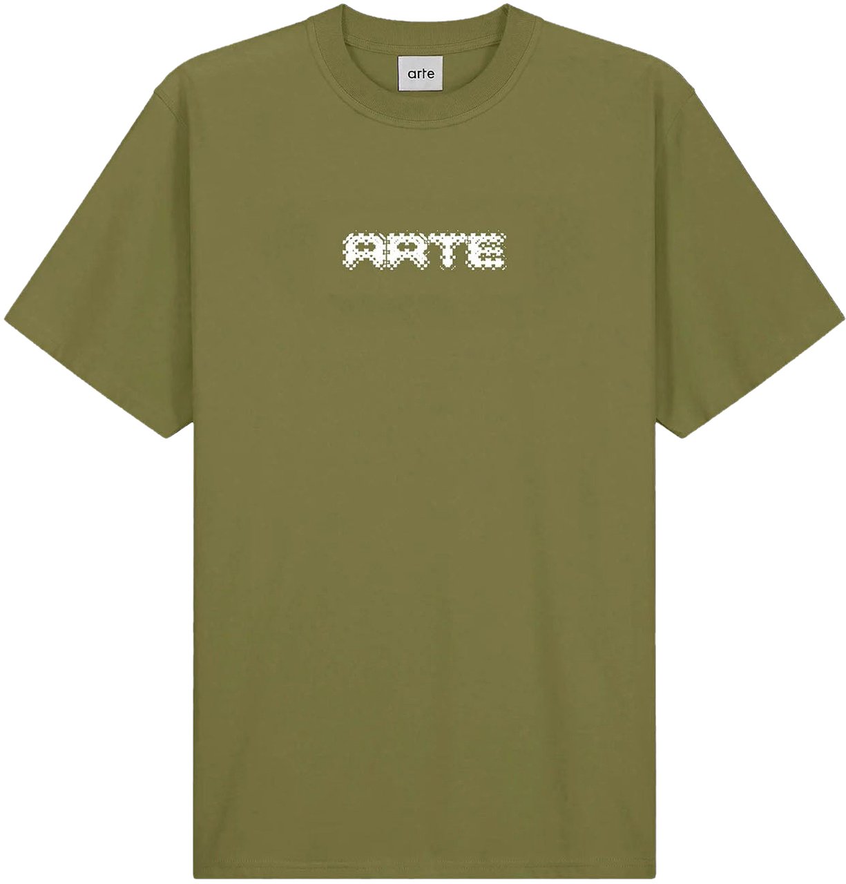 Arte Antwerp ARTE PIXEL LOGO T-SHIRT GREEN Groen