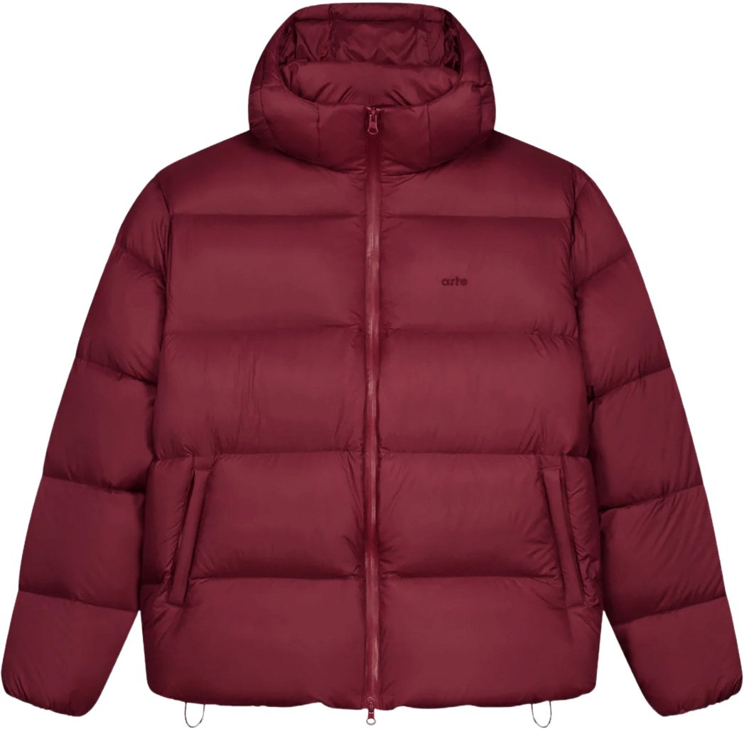 Arte Antwerp ARTE PUFFER JACKET BURGUNDY Rood