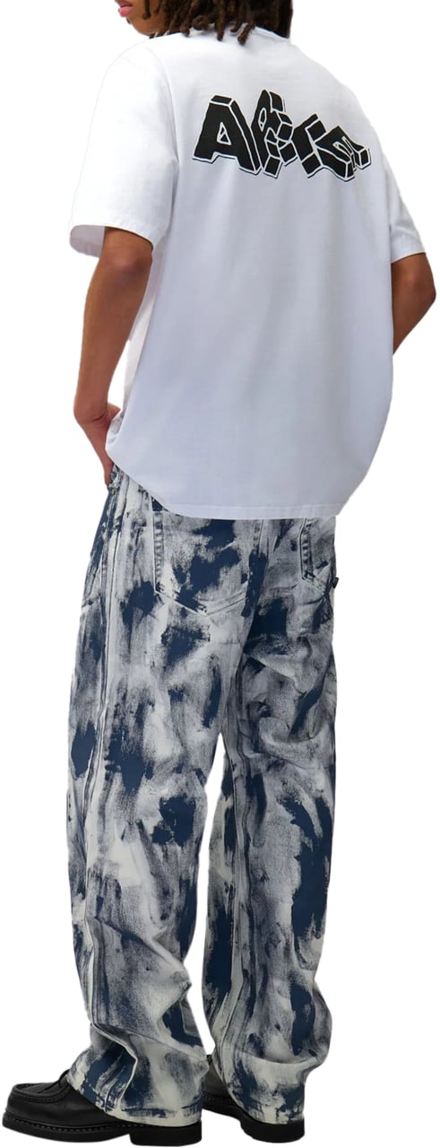 Arte Antwerp BLOCK PRINT LOGO T-SHIRT WHITE Wit