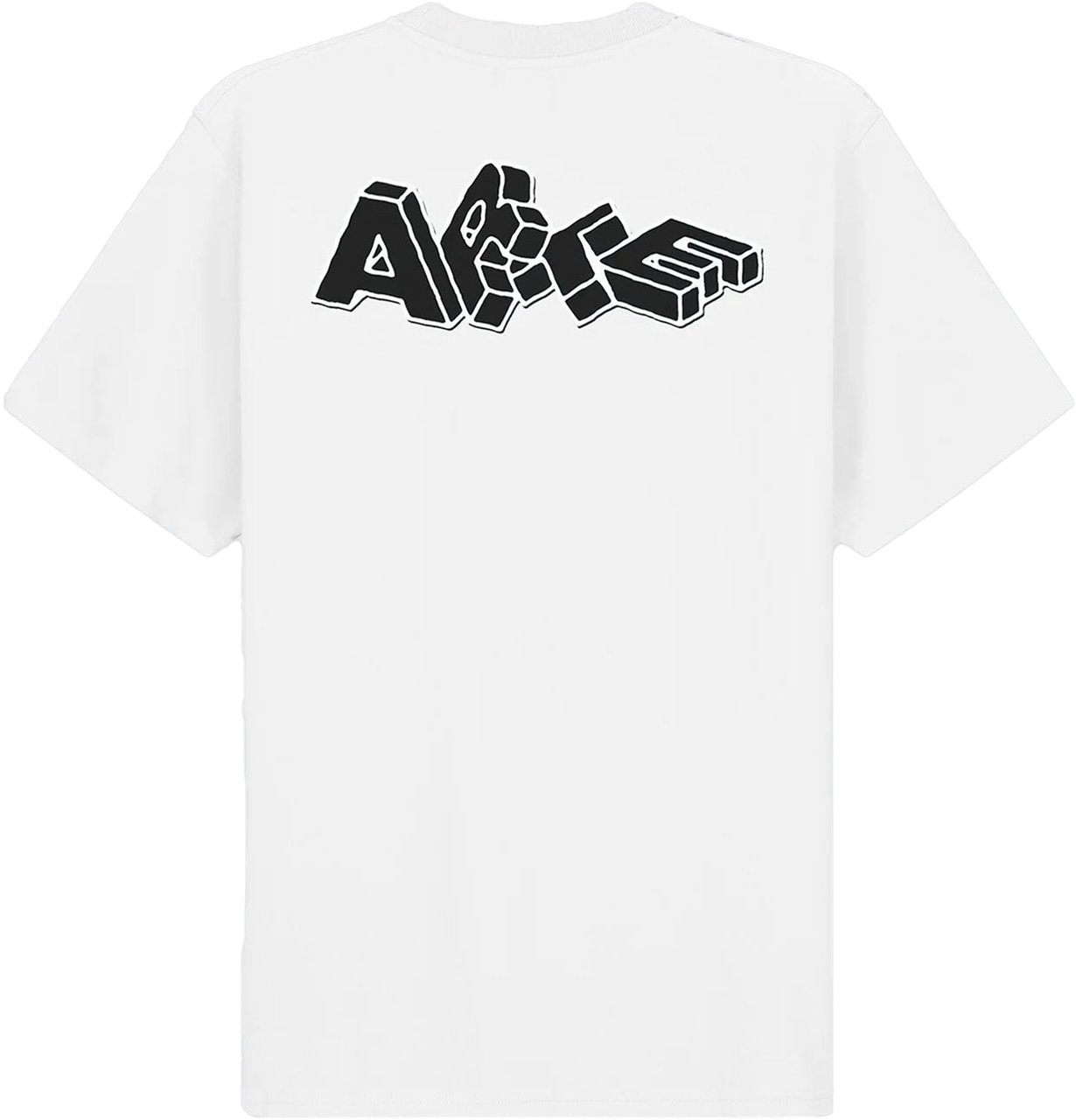 Arte Antwerp BLOCK PRINT LOGO T-SHIRT WHITE Wit