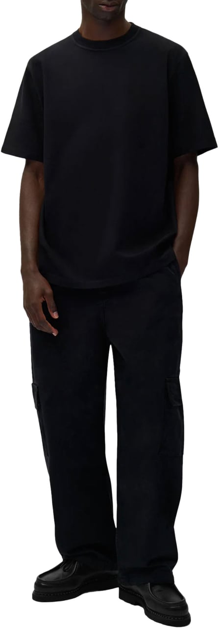 Arte Antwerp DIELS STITCH LOGO T-SHIRT BLACK Zwart