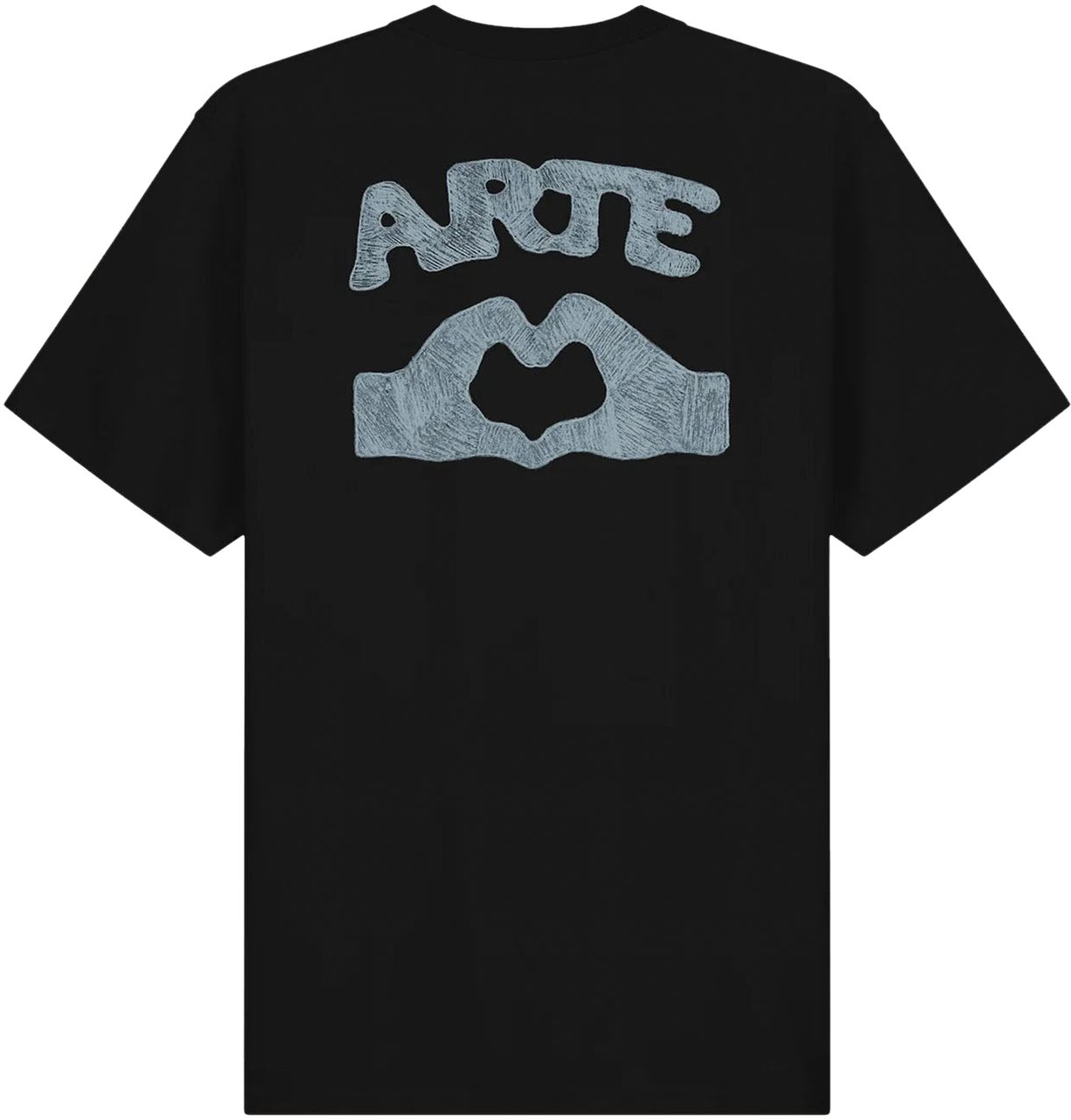 Arte Antwerp DIELS STITCH LOGO T-SHIRT BLACK Zwart