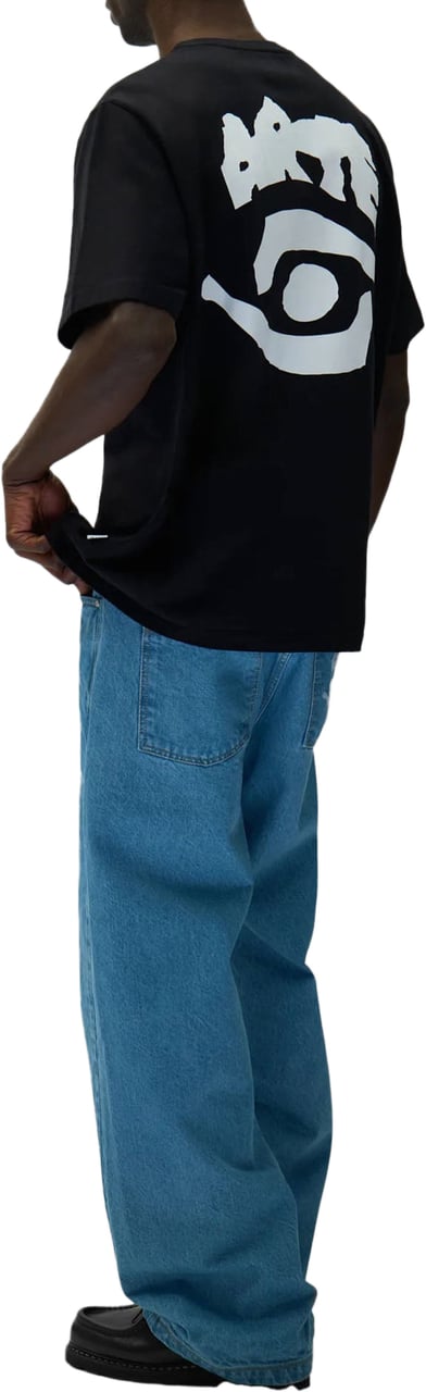 Arte Antwerp EYE PRINT LOGO T-SHIRT BLACK Zwart