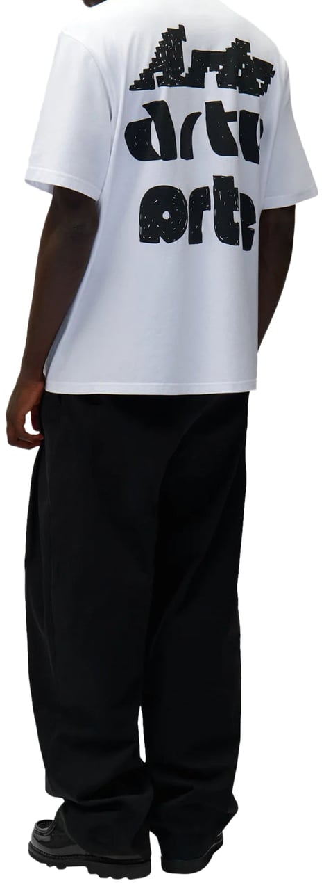 Arte Antwerp MULTI ARTE PRINT LOGO T-SHIRT WHITE Wit