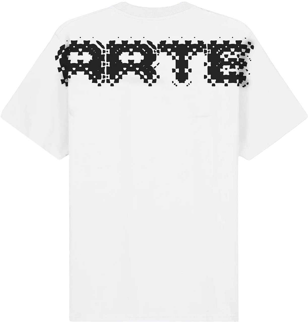 Arte Antwerp PIXEL BACK LOGO T-SHIRT WHITE Wit