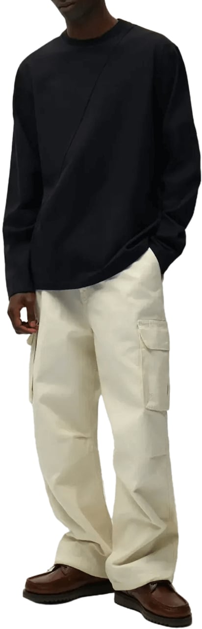 Arte Antwerp Lange mouwen met cirkellogo op de rug, zwart Zwart