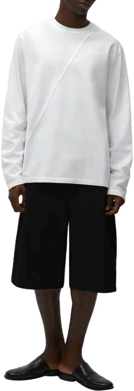 Arte Antwerp Lange mouwen met cirkellogo op de rug, wit Wit