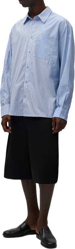 Arte Antwerp Camicia Assimetrical Striped Divers