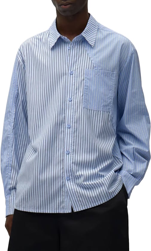 Arte Antwerp Camicia Assimetrical Striped Divers