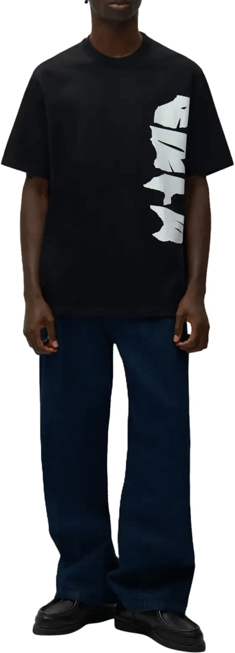 Arte Antwerp Circle Logo Pocket Pants Raw Denim Blauw