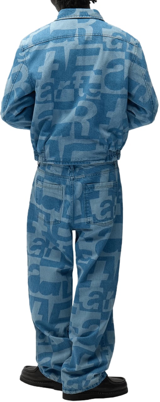 Arte Antwerp Denim broek van onbewerkt denim Blauw