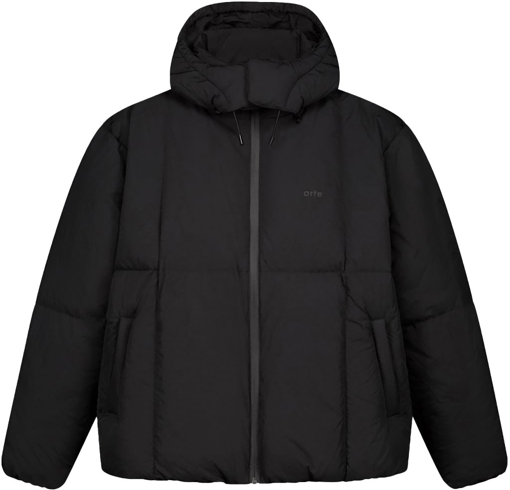 Arte Antwerp Giacca Special Cuts Puffer Nero Zwart