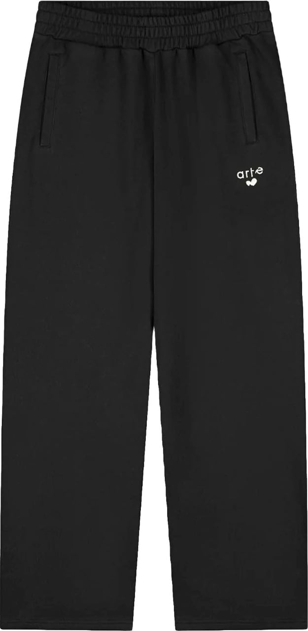 Arte Antwerp Zwarte joggingbroek met hartlogo Zwart