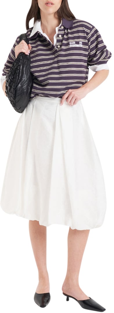 Arte Antwerp Striped polo shirt 'Jeanne' Paars