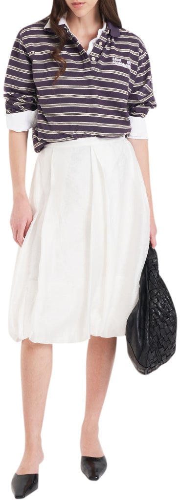 Arte Antwerp Striped polo shirt 'Jeanne' Paars